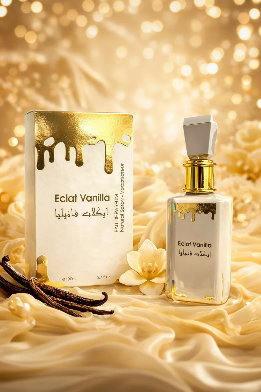 Eclat Vanilla mise en scène luxe vanille