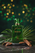Flacon Masha'er 100ml vert émeraude ambiance orientale