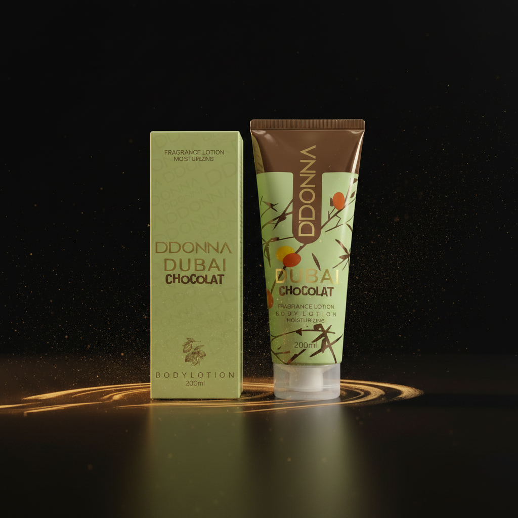 Lotion DDonna Dubai Chocolat fond sombre