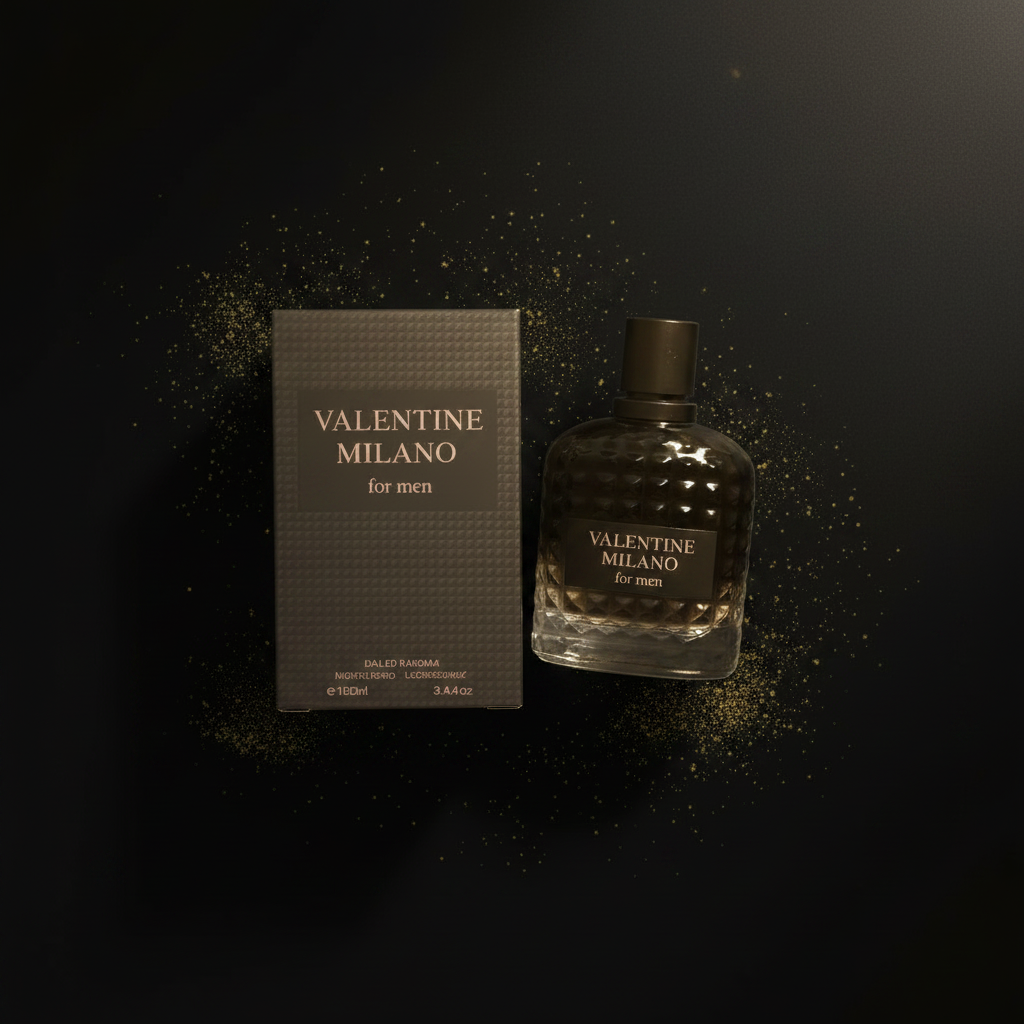 Valentine Milano for Men fond sombre luxe